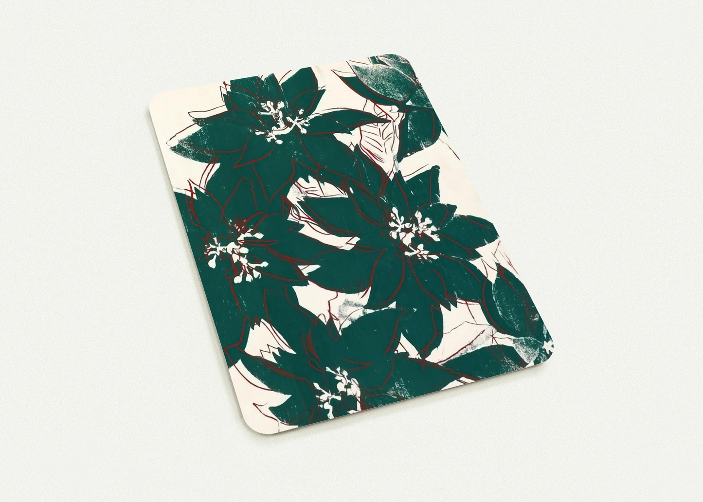 Poinsetta By Andy Warhol Pack of 10 Post Cards | Andy Warhol Post Cards | A6 (10.5 x 14.8 cm) - 4.1 x 5.8 inches