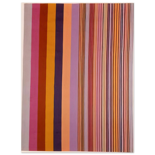 Gene Davis - Lincoln Center - 1971  75x100 cm / 30x40inches Fine Art Poster