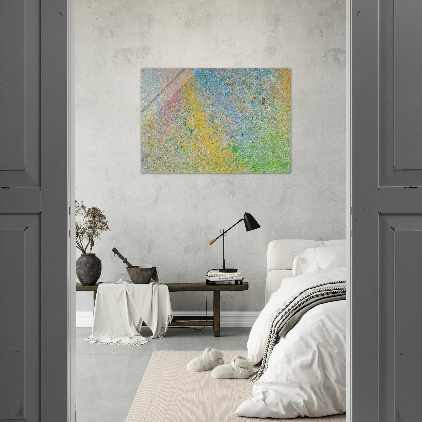 Milky Way - 1966 - Walasse Ting Acrylic Print - 70x100 cm / 28x40″ inches
