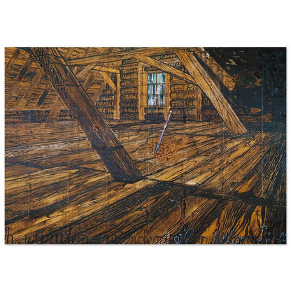 PARSIFAL III 1973 - Anselm Kiefer Brushed Aluminum Print - 70x100 cm / 28x40 inches | Anselm Kiefer Aluminum Print | Anselm Kiefer Prints