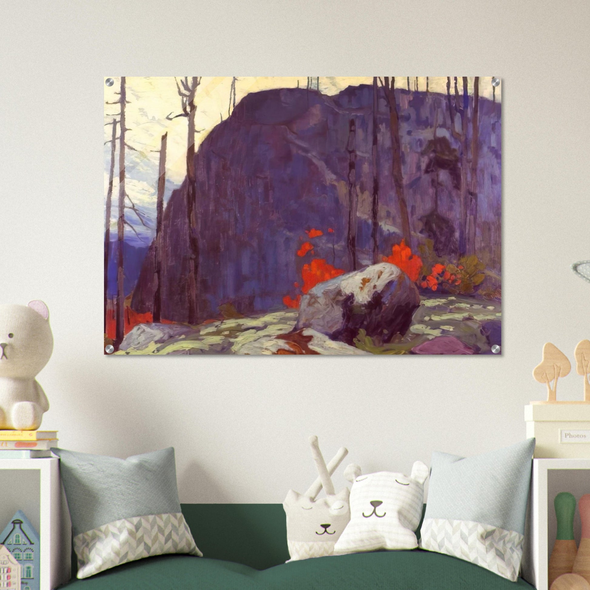 Algoma Hill - 1920 - Lawren Harris Acrylic Print - 70x100 cm / 28x40″ inches
