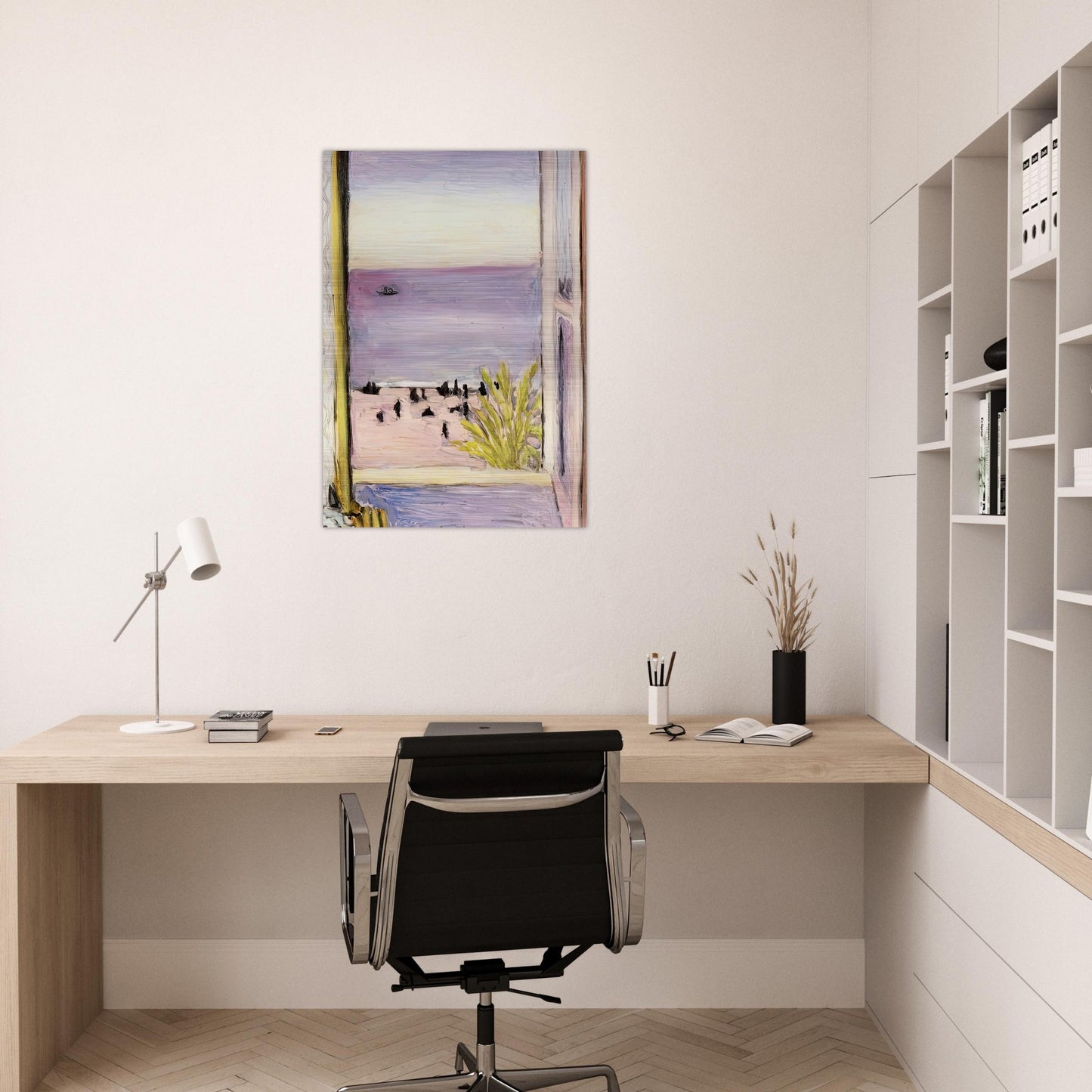 THE OPEN WINDOW 1921 - Henri Matisse Brushed Aluminum Print - 70x100 cm / 28x40 inches | Henri Matisse Aluminum Print | Henri Matisse Prints