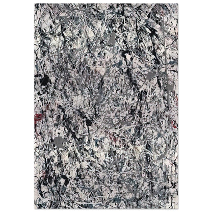 NUMBER 19 1948 - Jackson Pollock Brushed Aluminum Print - 70x100 cm / 28x40 inches | Jackson Pollock Aluminum Print | Jackson Pollock Prints