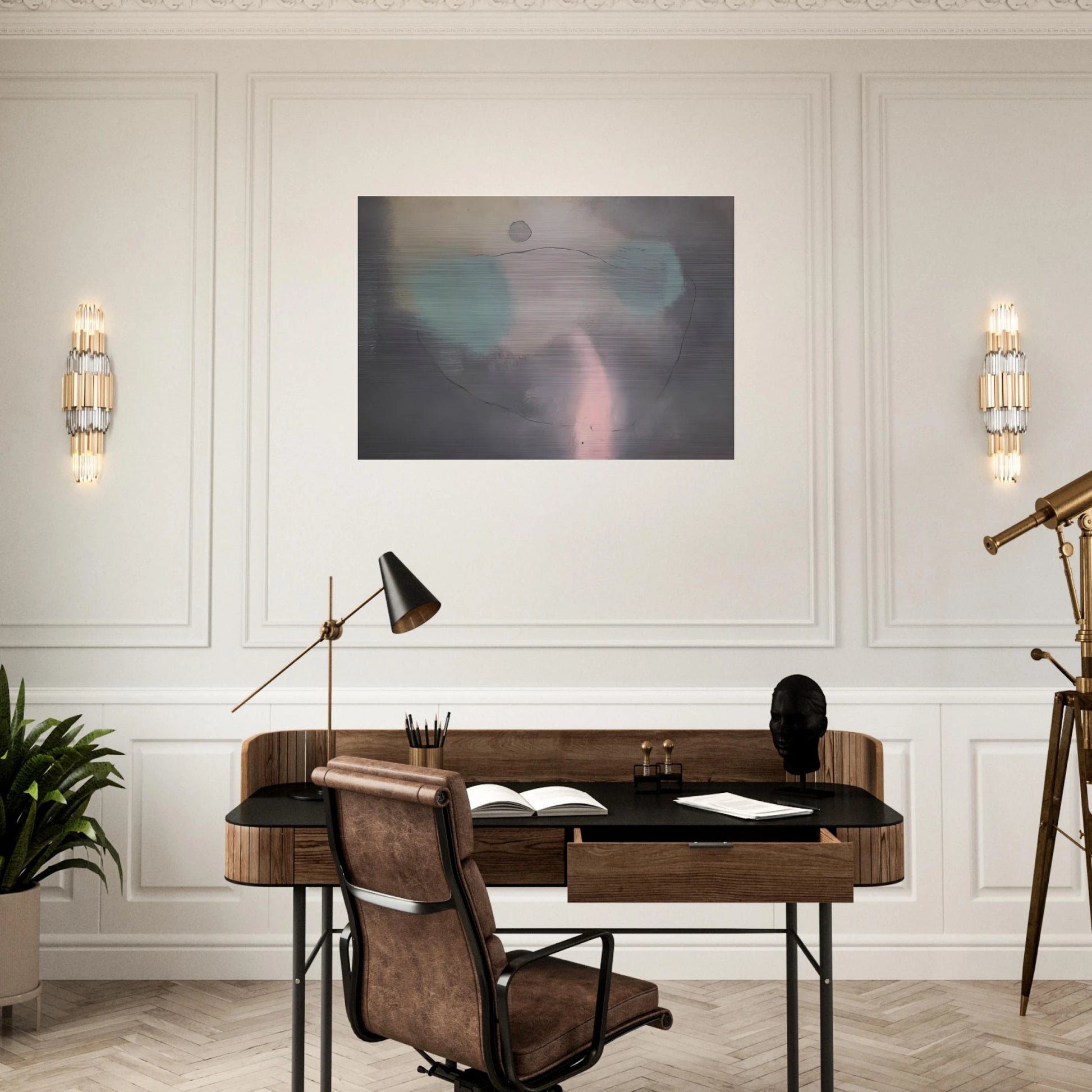 What the Wind Does - 1947 - Theodoros Stamos Brushed Aluminum Print - 70x100 cm / 28x40 inches | Theodoros Stamos Aluminum Print | Theodoros Stamos Prints