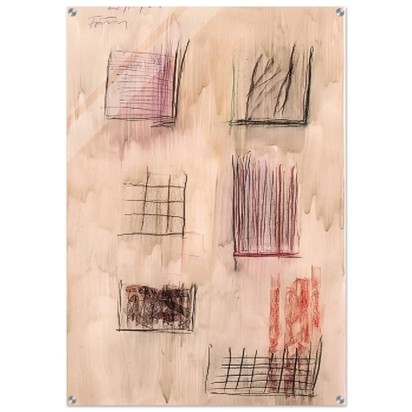 Untitled Cansons - 1989 - Gunther Forg Acrylic Print - 70x100 cm / 28x40″ inches | Gunther Forg Wall Art | Gunther Forg Prints