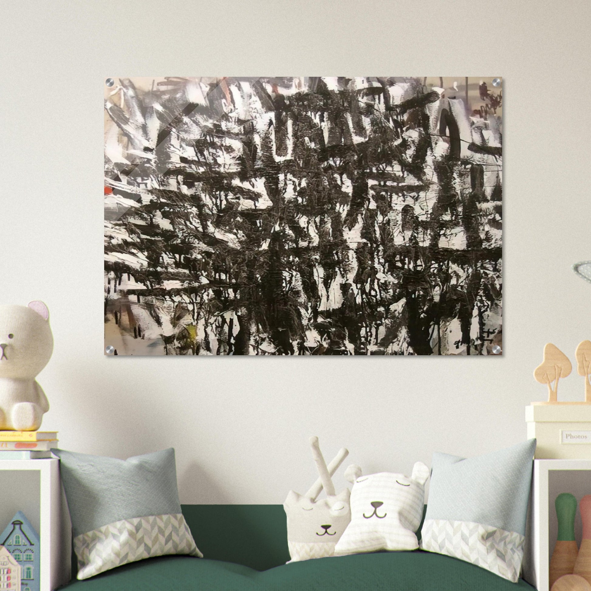 Listen - 2005 - Robert Goodnough Acrylic Print - 70x100 cm / 28x40″ inches