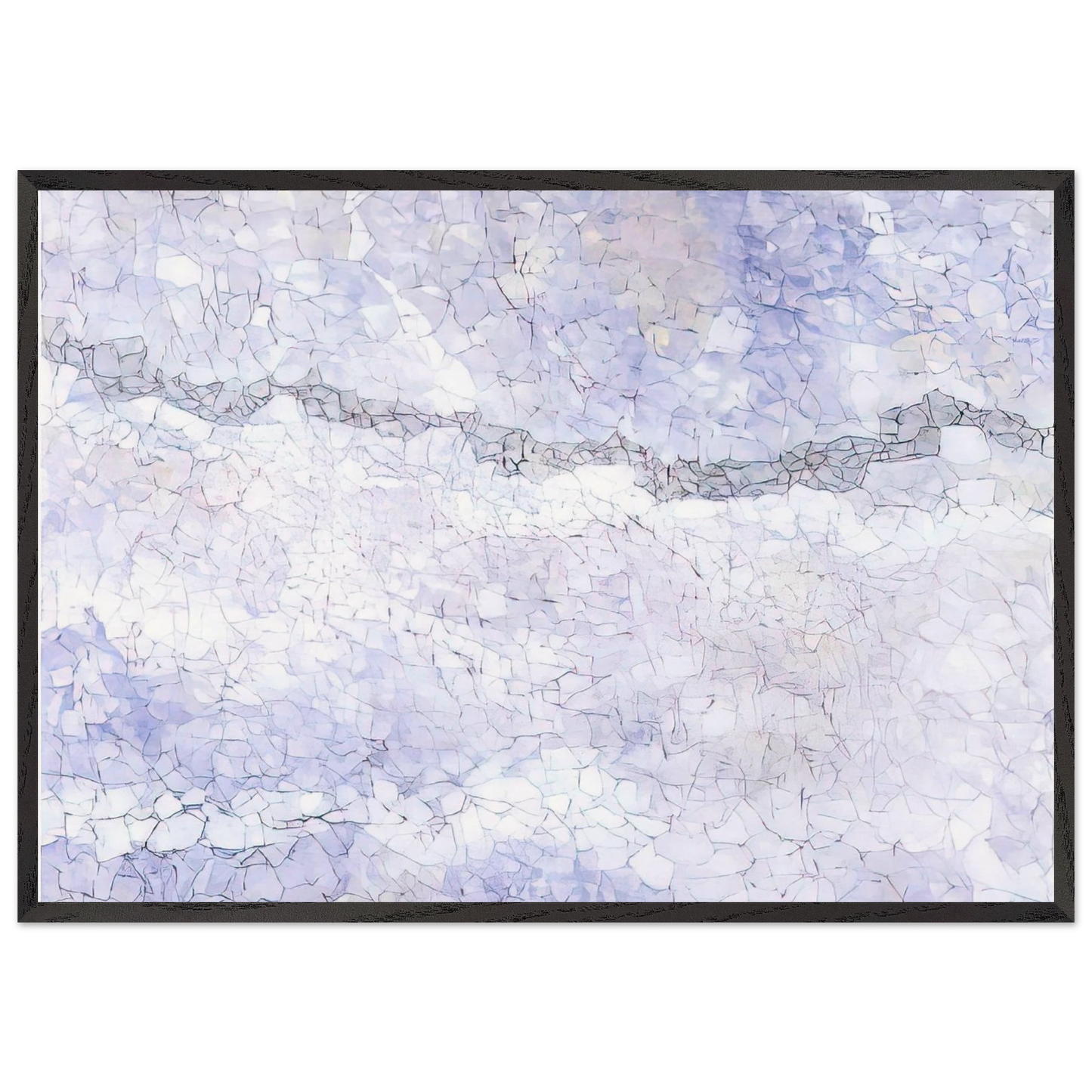 Rimrock - 1960 - Jimmy Ernst 70x100 cm / 28x40 inches Framed Art Print – Black Wooden Frame