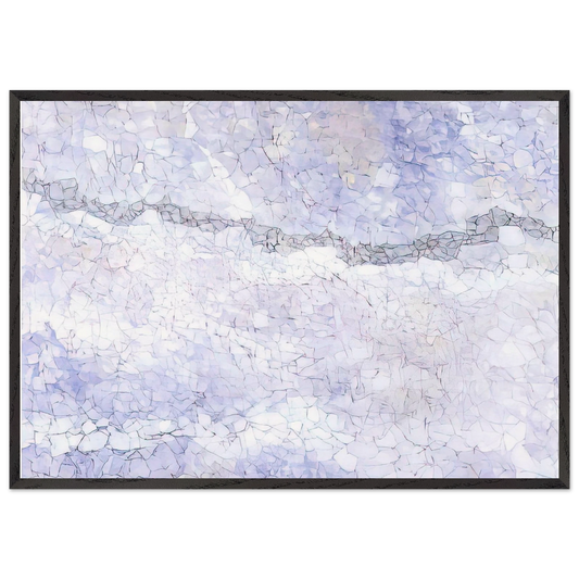 Rimrock - 1960 - Jimmy Ernst 70x100 cm / 28x40 inches Framed Art Print – Black Wooden Frame