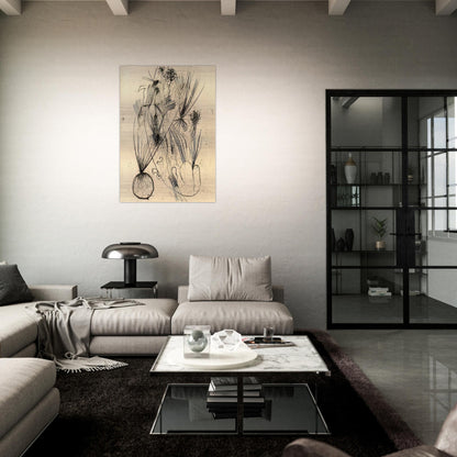 Planta tuberosa - Surrealism - Wols Brushed Aluminum Print - 70x100 cm / 28x40 inches | Wols Aluminum Print | Wols Prints