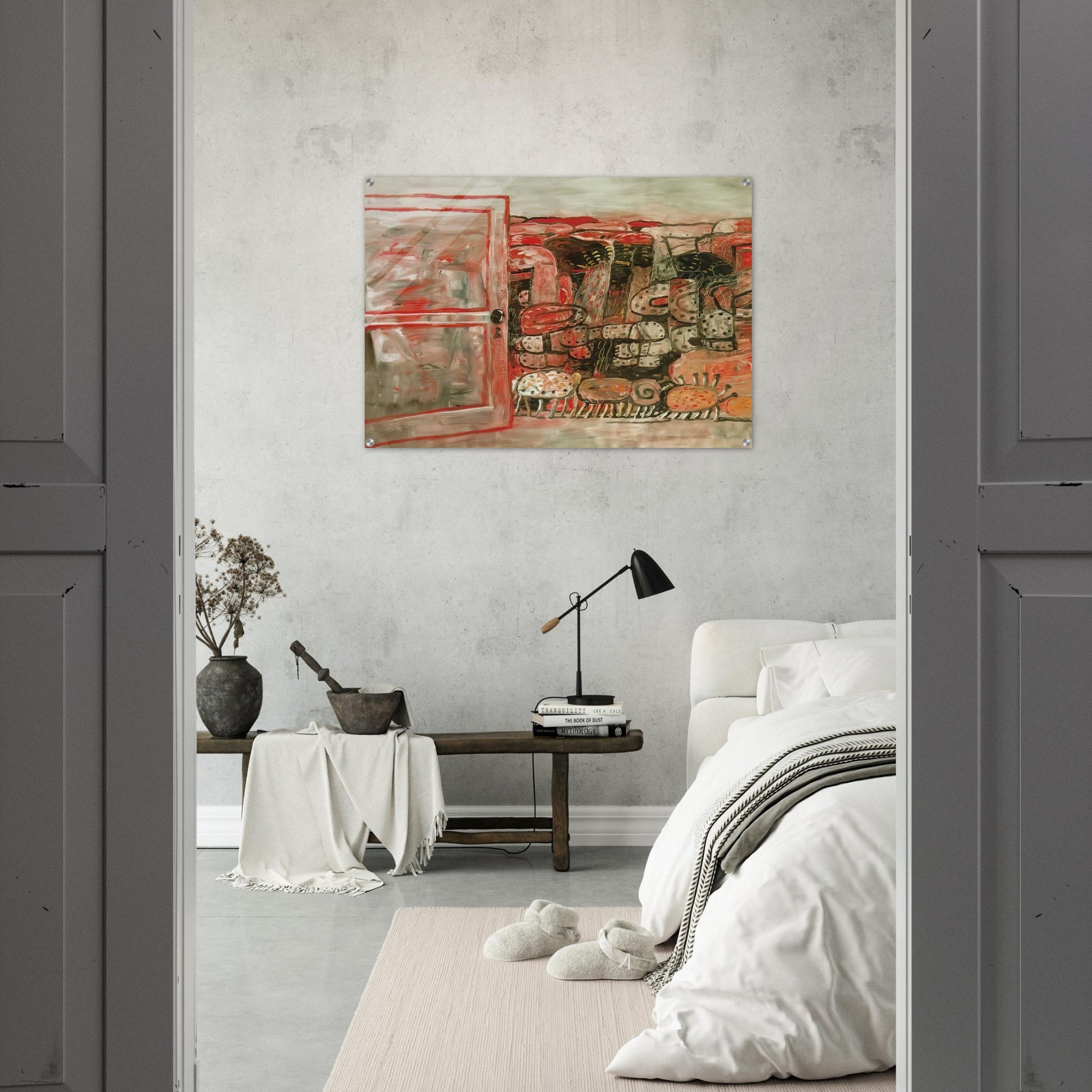 ENTRANCE - Philip Guston Acrylic Print - 70x100 cm / 28x40″ inches