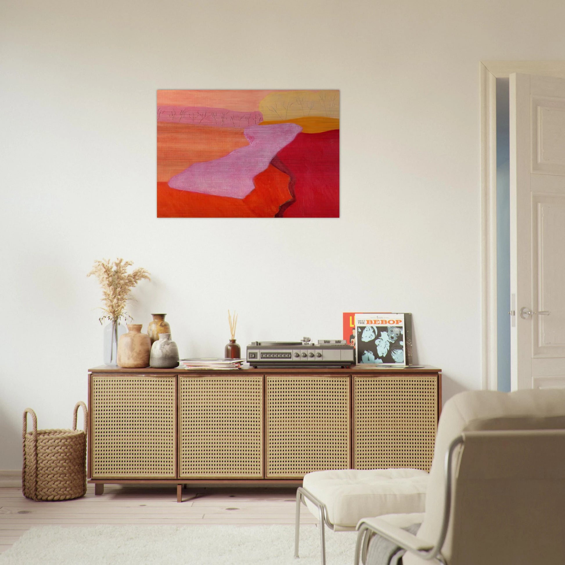 Shapes of Spring - 1952 - Milton Avery Brushed Aluminum Print - 70x100 cm / 28x40 inches | Milton Avery Aluminum Print | Milton Avery Prints