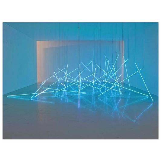 Francois Morellet - Avalanche - 1996  75x100 cm / 30x40inches Fine Art Poster