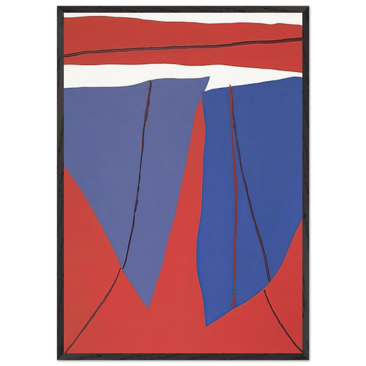 Spring - 1984 - Ray Parker 70x100 cm / 28x40 inches Framed Art Print – Black Wooden Frame