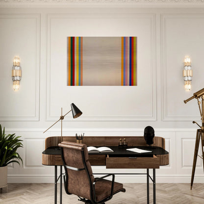 Homage to Matisse - 1960 - Gene Davis Brushed Aluminum Print - 70x100 cm / 28x40 inches | Gene Davis Aluminum Print | Gene Davis Prints