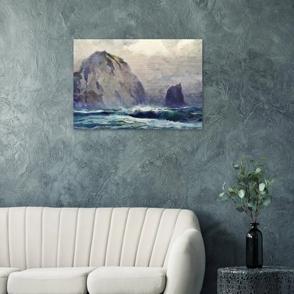 Cape St. Elias - 1928 - Sydney Laurence Brushed Aluminum Print - 70x100 cm / 28x40 inches | Sydney Laurence Aluminum Print | Sydney Laurence Prints
