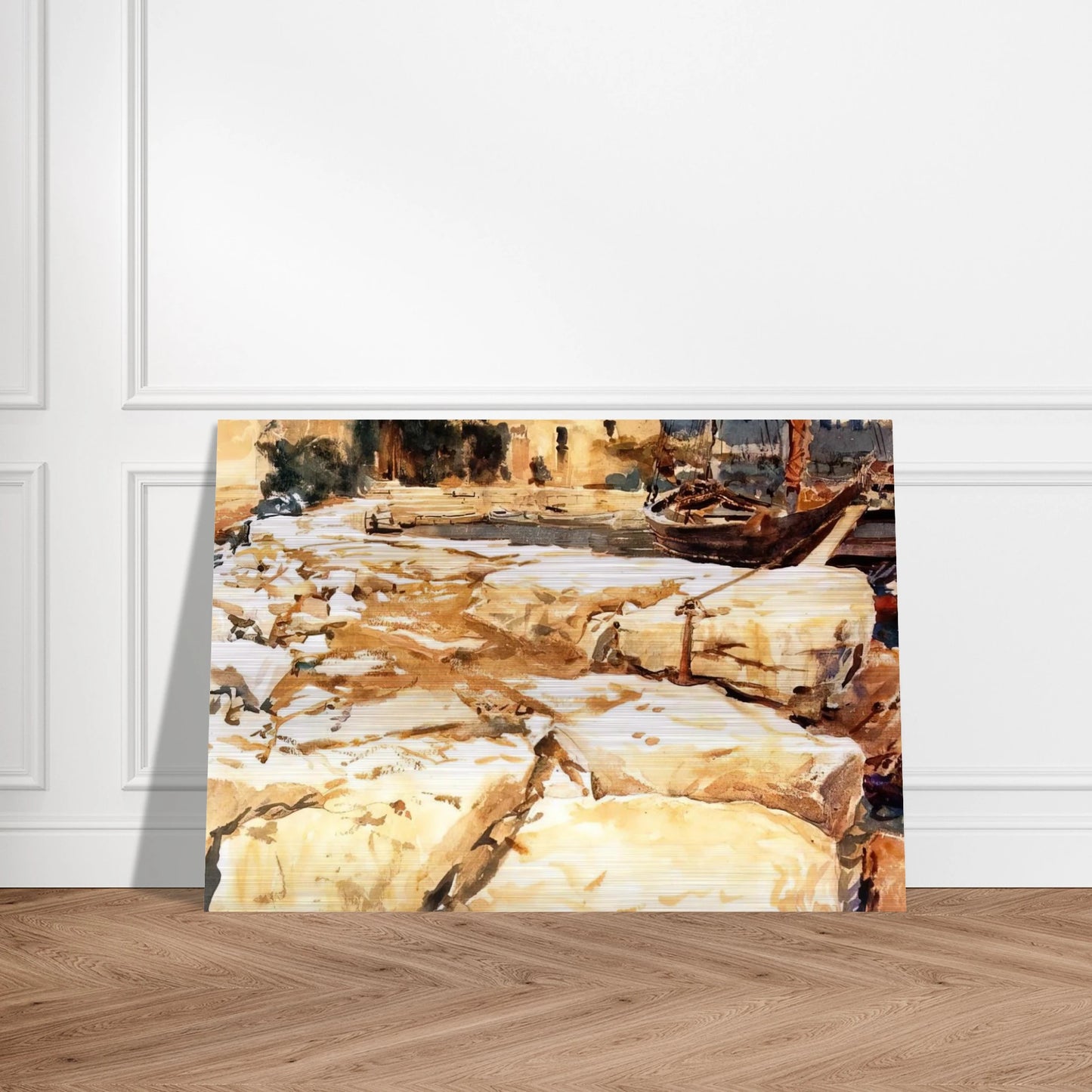 San Vigilio - John Singer Sargent Brushed Aluminum Print - 70x100 cm / 28x40 inches | John Singer Sargent Aluminum Print | John Singer Sargent Prints