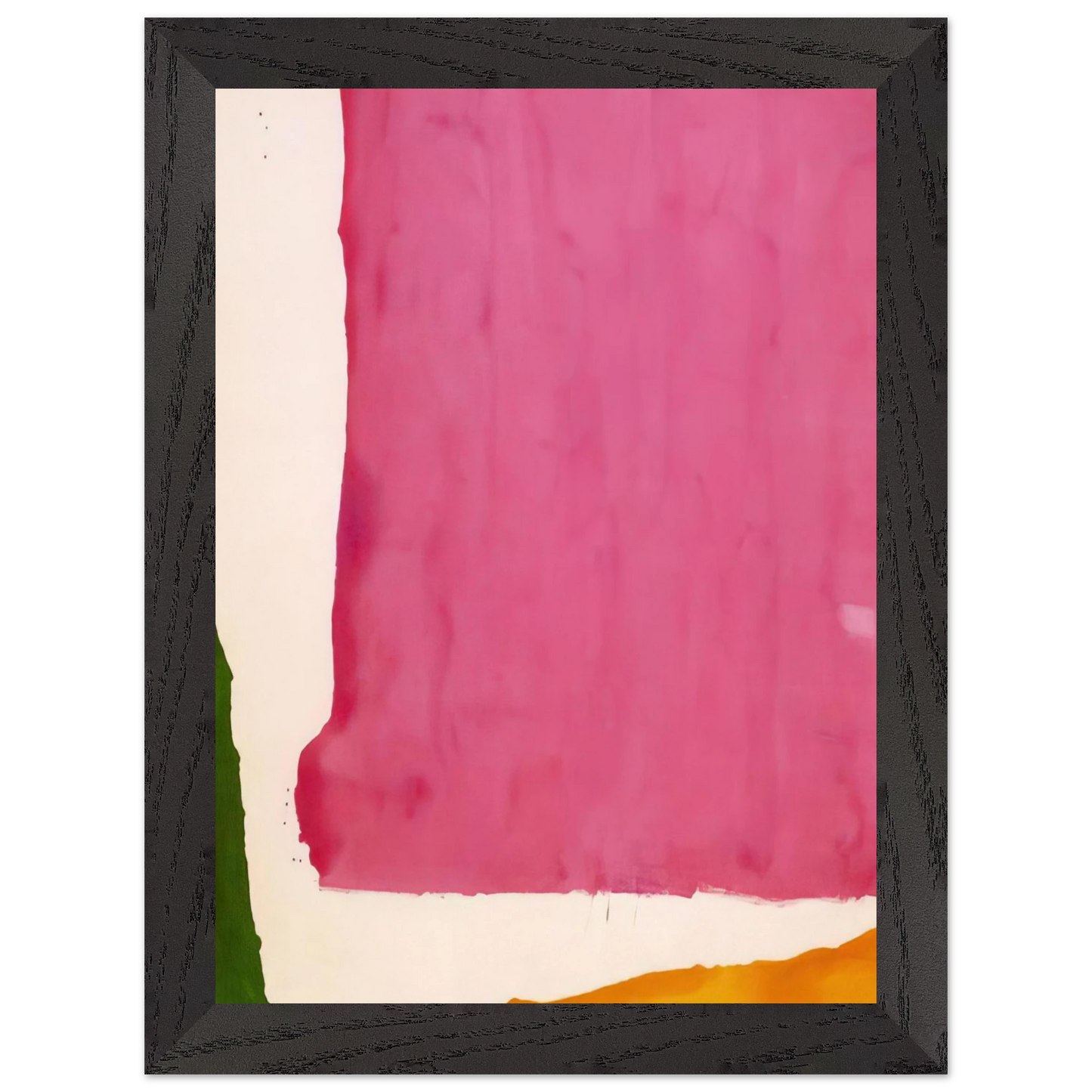 Helen Frankenthaler - Mauve District - 1966 Wall art - 70x100 cm / 28x40 inches - Premium Wooden Framed Poster With Fine Art Paper-canvas - Wood frame