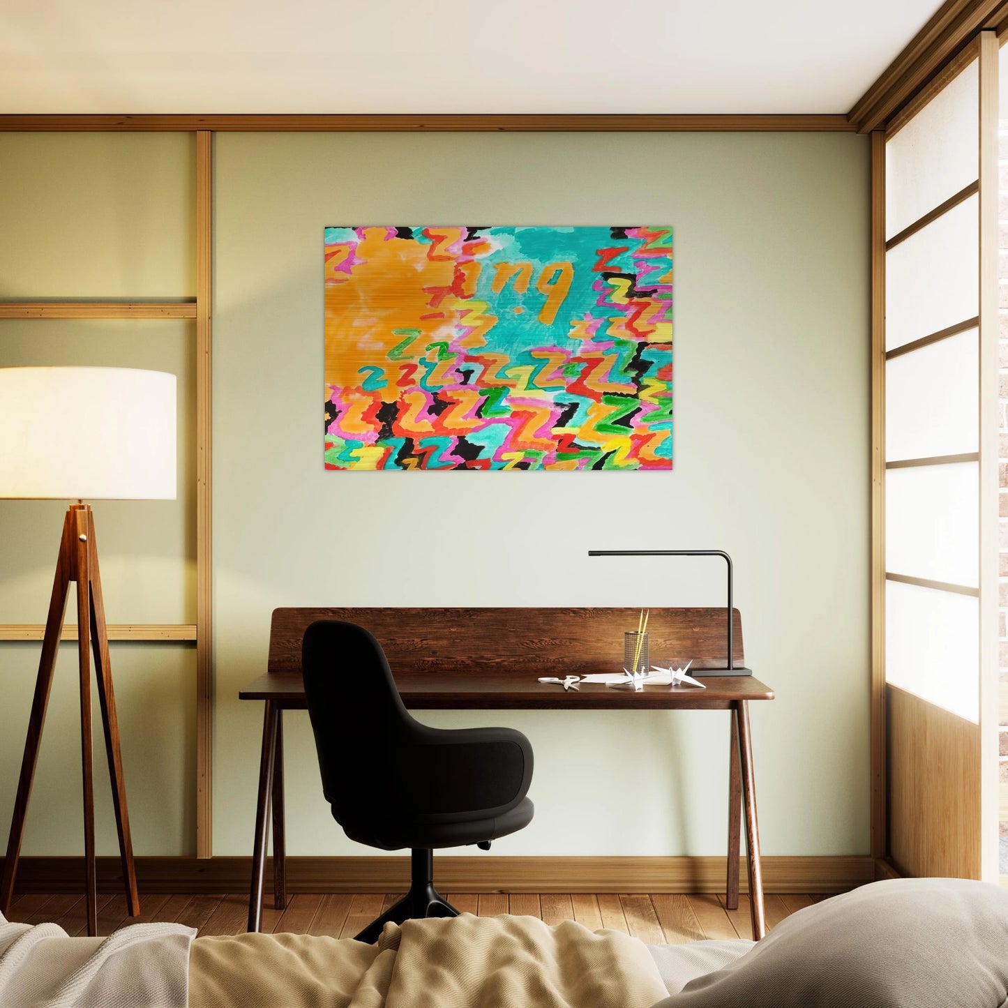 Untitled z-ing - 1984 - Paul Thek Brushed Aluminum Print - 70x100 cm / 28x40 inches | Paul Thek Aluminum Print | Paul Thek Prints