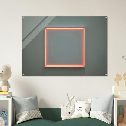 4 rythmes interférents en formant un carré - 1972 - Francois Morellet Acrylic Print - 70x100 cm / 28x40″ inches