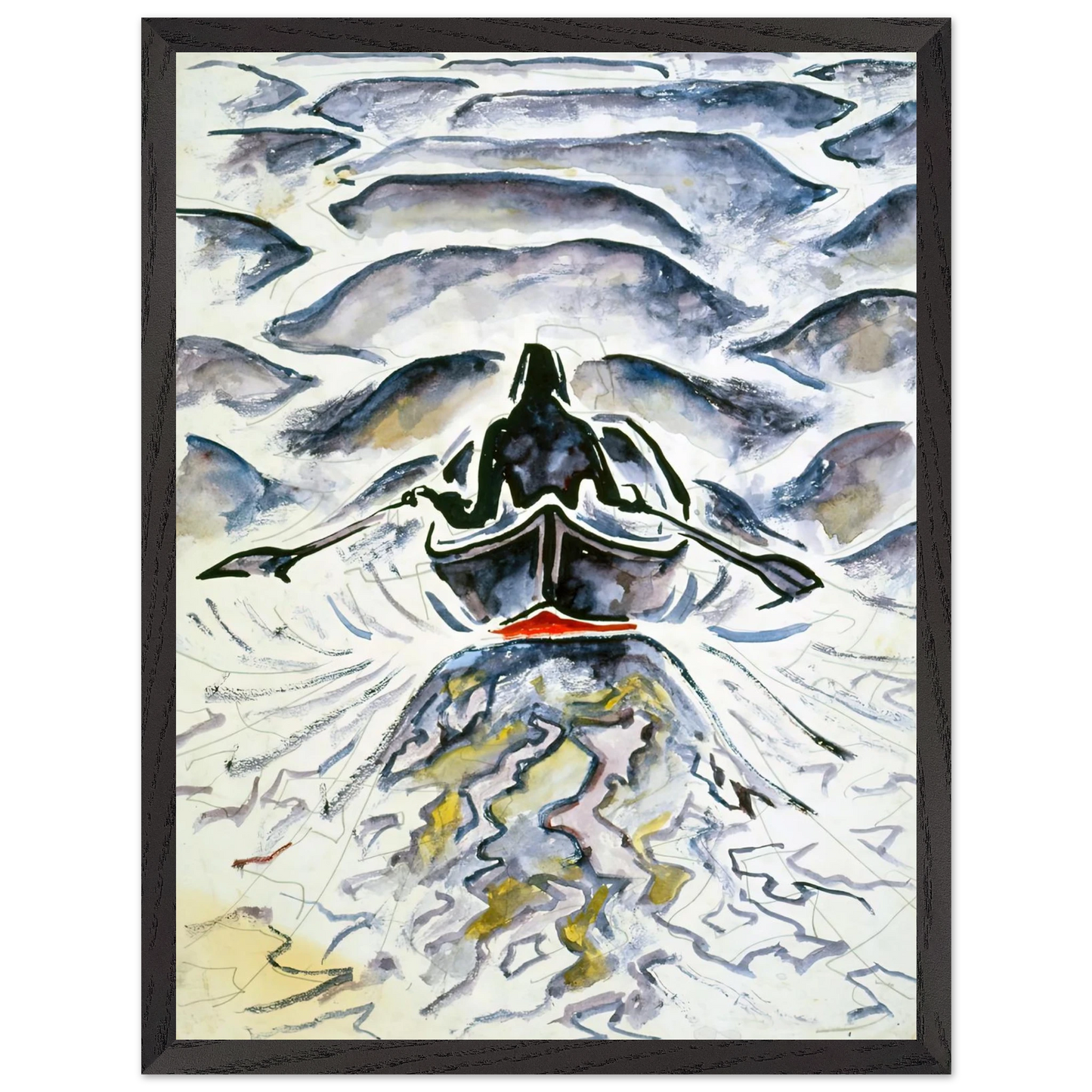 Walter Inglis Anderson - Walter Anderson Wall art - 60x80 cm / 24x32 inches - Premium Wooden Framed Poster With Fine Art Paper-canvas - Wood frame