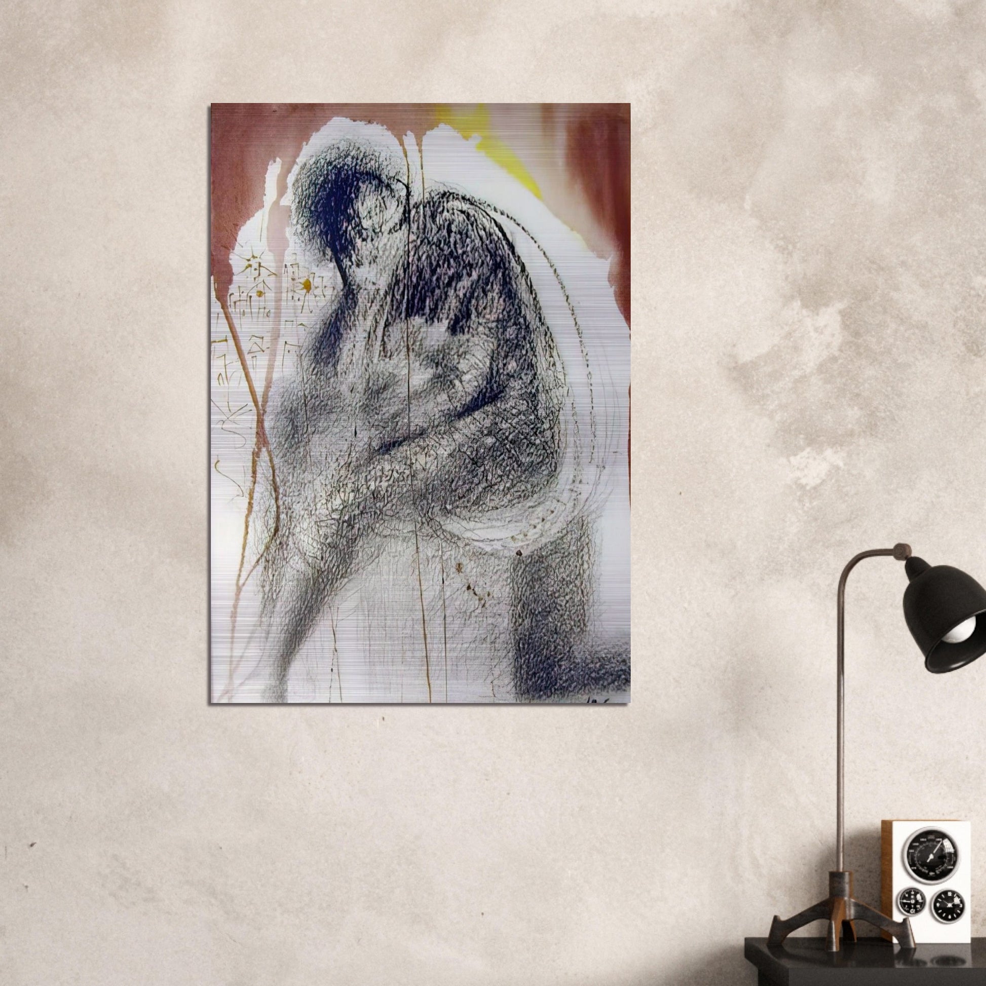 SEDET SOLA CIVITAS PLENA POUPOLO 2 CHRONICLES 36 19 1967 - Salvador Dali Brushed Aluminum Print - 70x100 cm / 28x40 inches | Salvador Dali Aluminum Print | Salvador Dali Prints