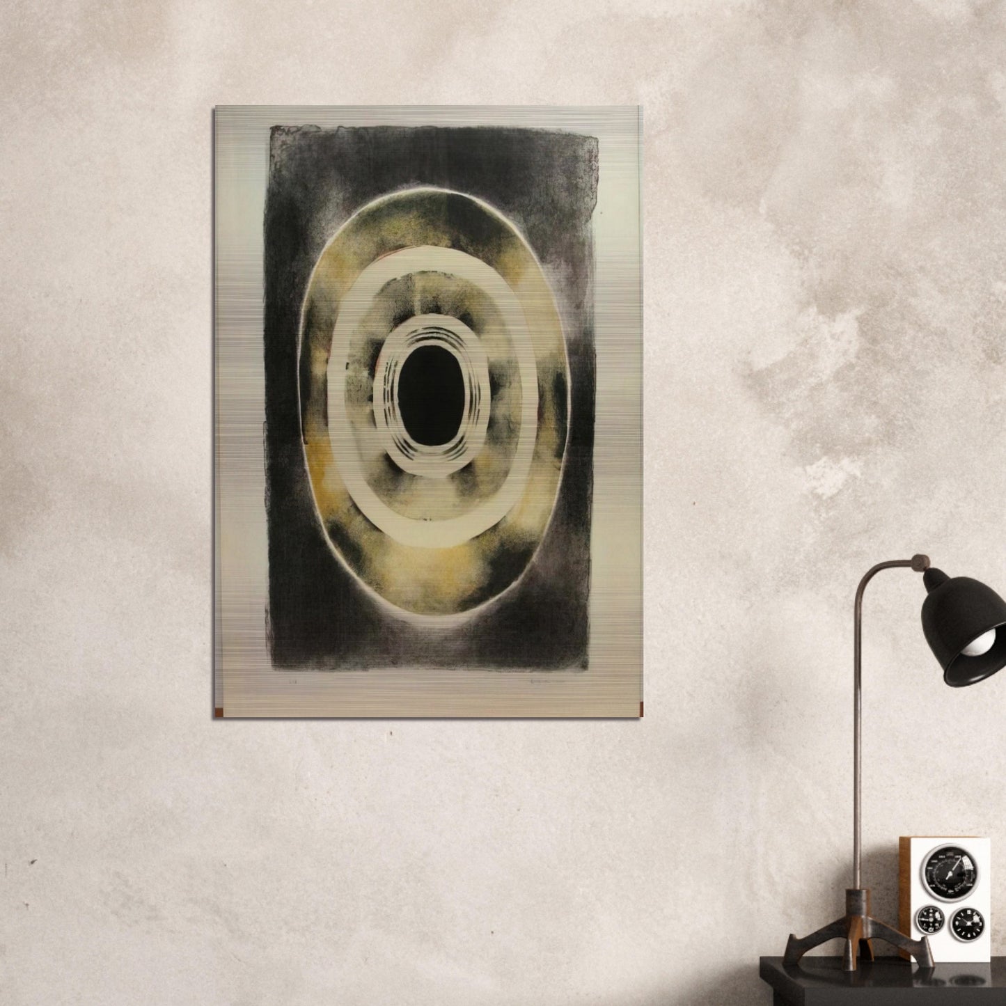 SIXTH STONE III 1964 - Lee Bontecou Brushed Aluminum Print - 70x100 cm / 28x40 inches | Lee Bontecou Aluminum Print | Lee Bontecou Prints