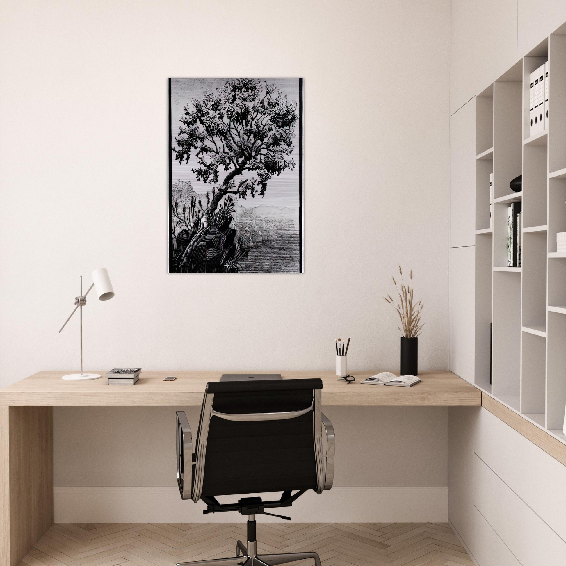 ESCHER (14) - MC Escher Brushed Aluminum Print - 70x100 cm / 28x40 inches | MC Escher Aluminum Print | MC Escher Prints