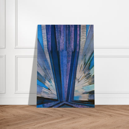 Blue - Frantisek Kupka Brushed Aluminum Print - 70x100 cm / 28x40 inches | Frantisek Kupka Aluminum Print | Frantisek Kupka Prints