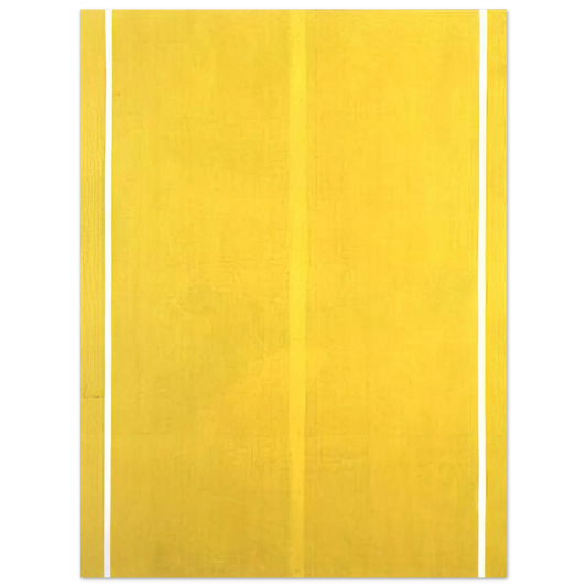 Barnett Newman - Yellow Painting  75x100 cm / 30x40inches Fine Art Poster