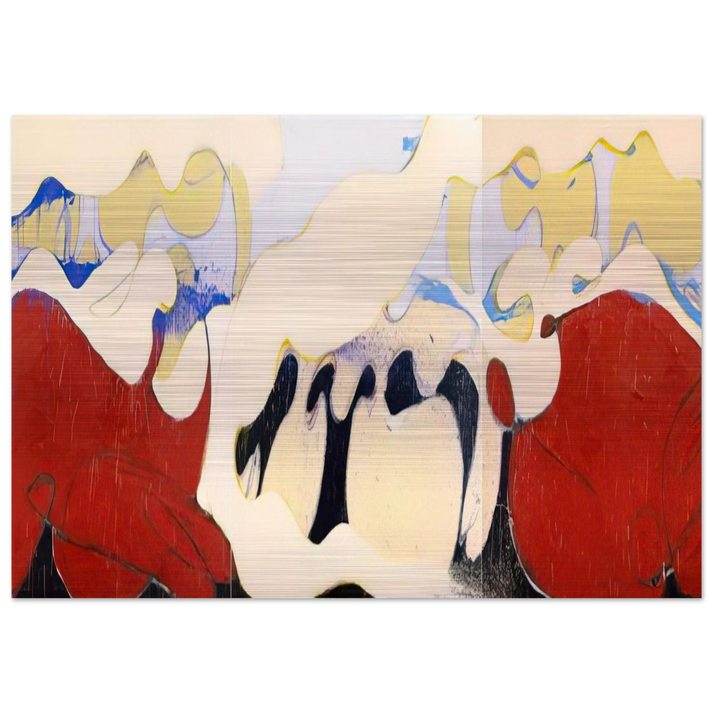 Coney Island Beauty - 1974 - Norman Bluhm Brushed Aluminum Print - 70x100 cm / 28x40 inches | Norman Bluhm Aluminum Print | Norman Bluhm Prints
