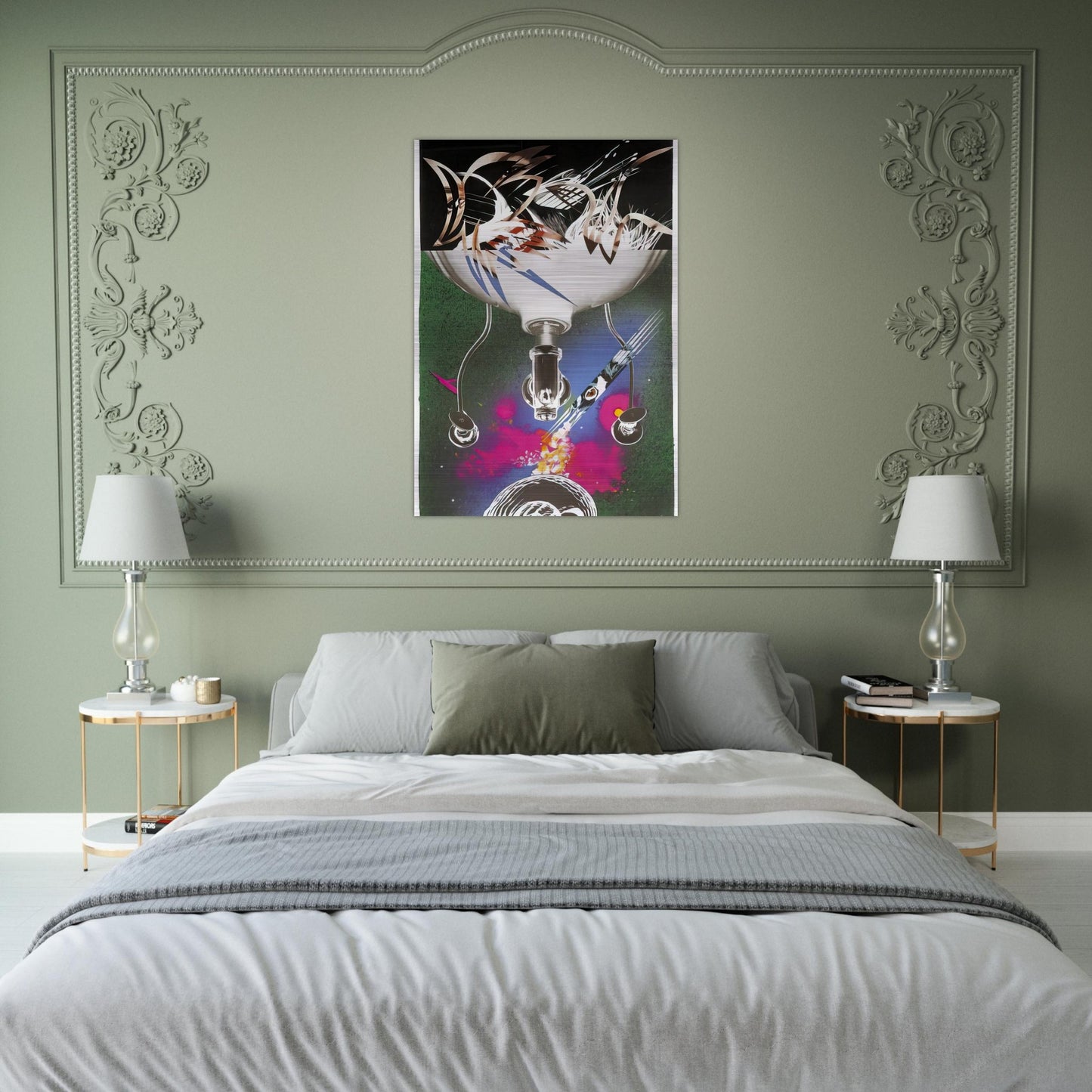 Where the Water Goes - James Rosenquist Brushed Aluminum Print - 70x100 cm / 28x40 inches | James Rosenquist Aluminum Print | James Rosenquist Prints