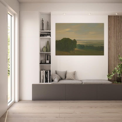 Eucalyptus Grove in a Vast Landscape - Tonalism - Xavier Martinez Art Prints - 100x150 cm / 40x60″ inches | Xavier Martinez Poster | Xavier Martinez Prints