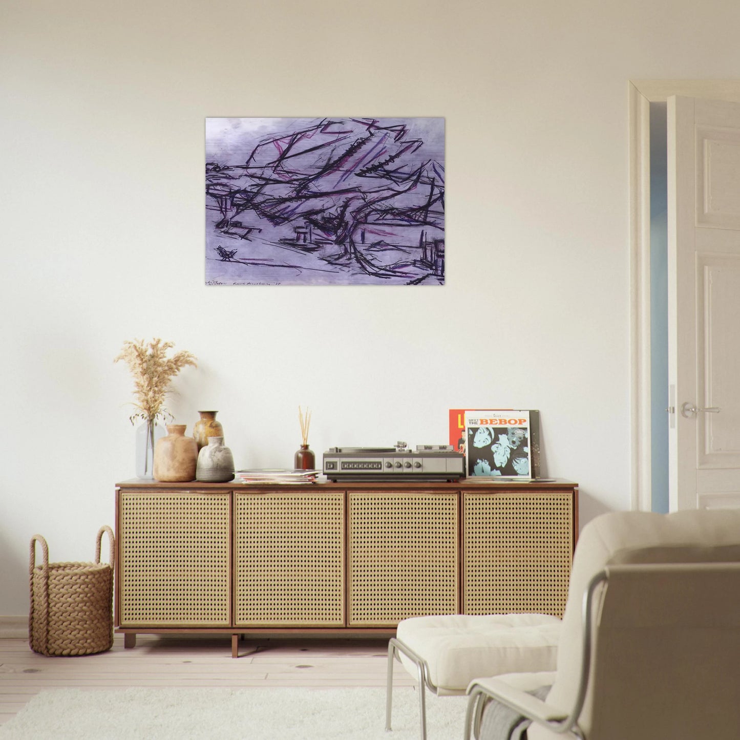 TREE AT TRETIRE - Frank Auerbach Brushed Aluminum Print - 70x100 cm / 28x40 inches | Frank Auerbach Aluminum Print | Frank Auerbach Prints