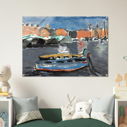 PORT DE MARSEILLE 1917 - Henri Matisse Acrylic Print - 70x100 cm / 28x40″ inches