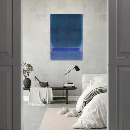 Untitled Green on Blue - 1968 - Mark Rothko Brushed Aluminum Print - 70x100 cm / 28x40 inches | Mark Rothko Aluminum Print | Mark Rothko Prints