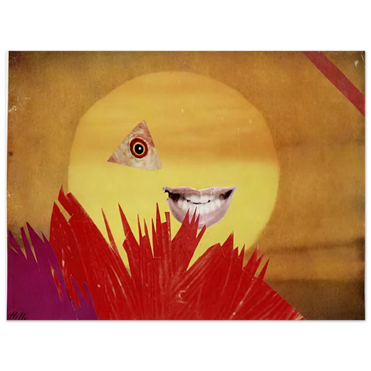 Hannah Hoch - LITTLE SUN 1969  75x100 cm / 30x40inches Fine Art Poster