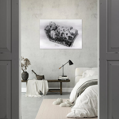 ESCHER (24) - MC Escher Brushed Aluminum Print - 70x100 cm / 28x40 inches | MC Escher Aluminum Print | MC Escher Prints