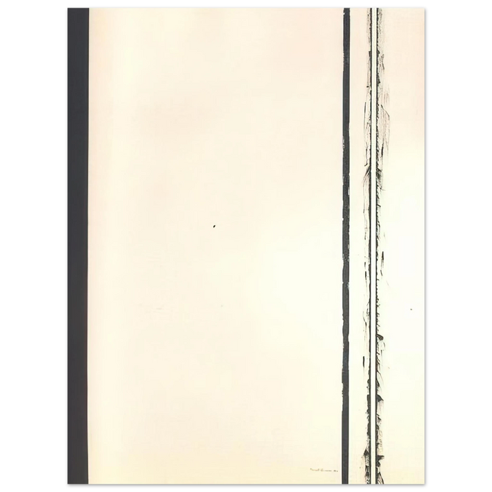 Barnett Newman - The Station of the Cross - Third Station  75x100 cm / 30x40inches Fine Art Poster