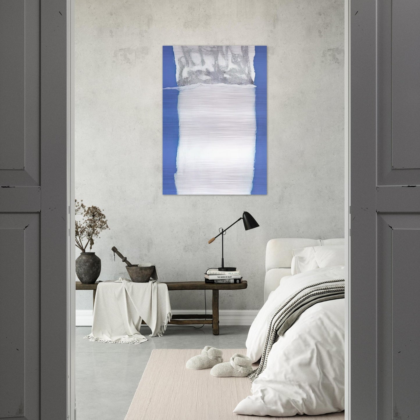 Morning 24c - 1979 - Theodoros Stamos Brushed Aluminum Print - 70x100 cm / 28x40 inches | Theodoros Stamos Aluminum Print | Theodoros Stamos Prints
