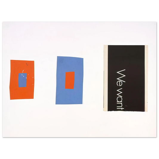 Ellsworth Kelly - Tablet #105  75x100 cm / 30x40inches Fine Art Poster