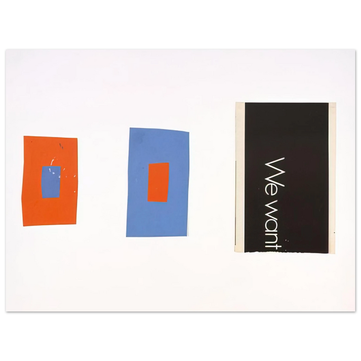 Ellsworth Kelly - Tablet #105  75x100 cm / 30x40inches Fine Art Poster