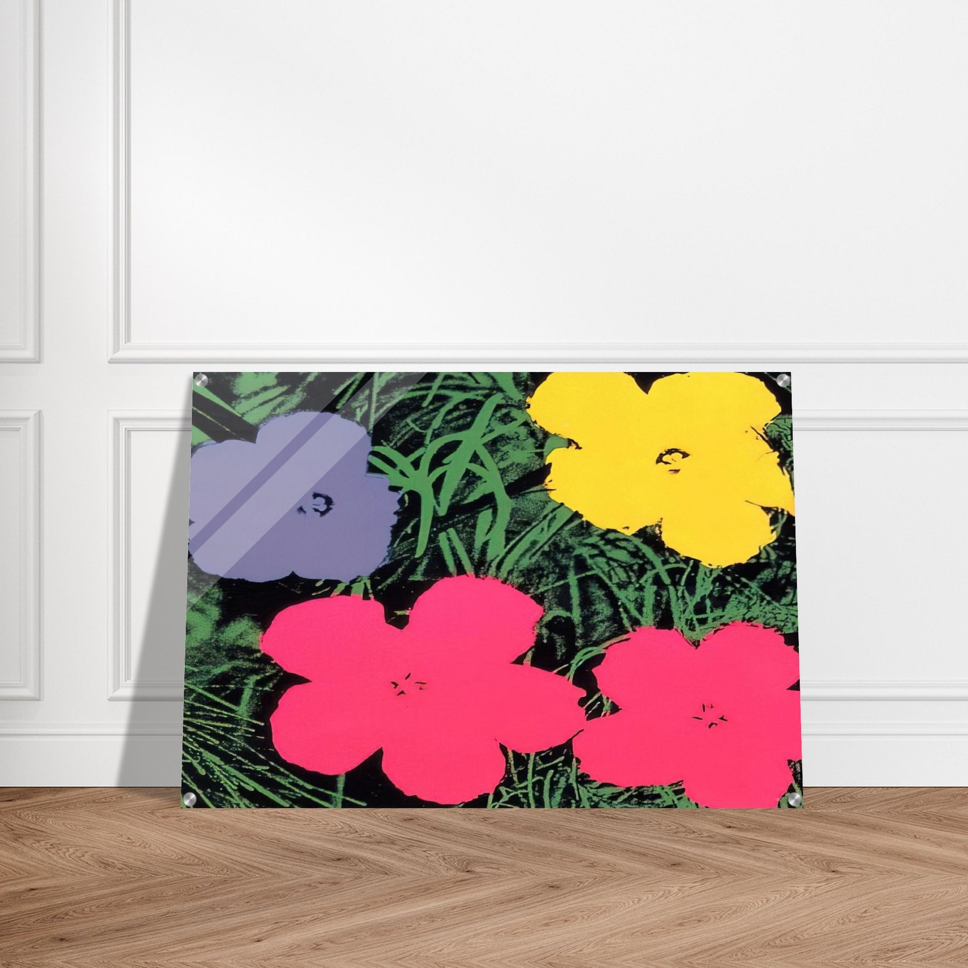 Flowers - Andy Warhol Acrylic Print - 70x100 cm / 28x40″ inches