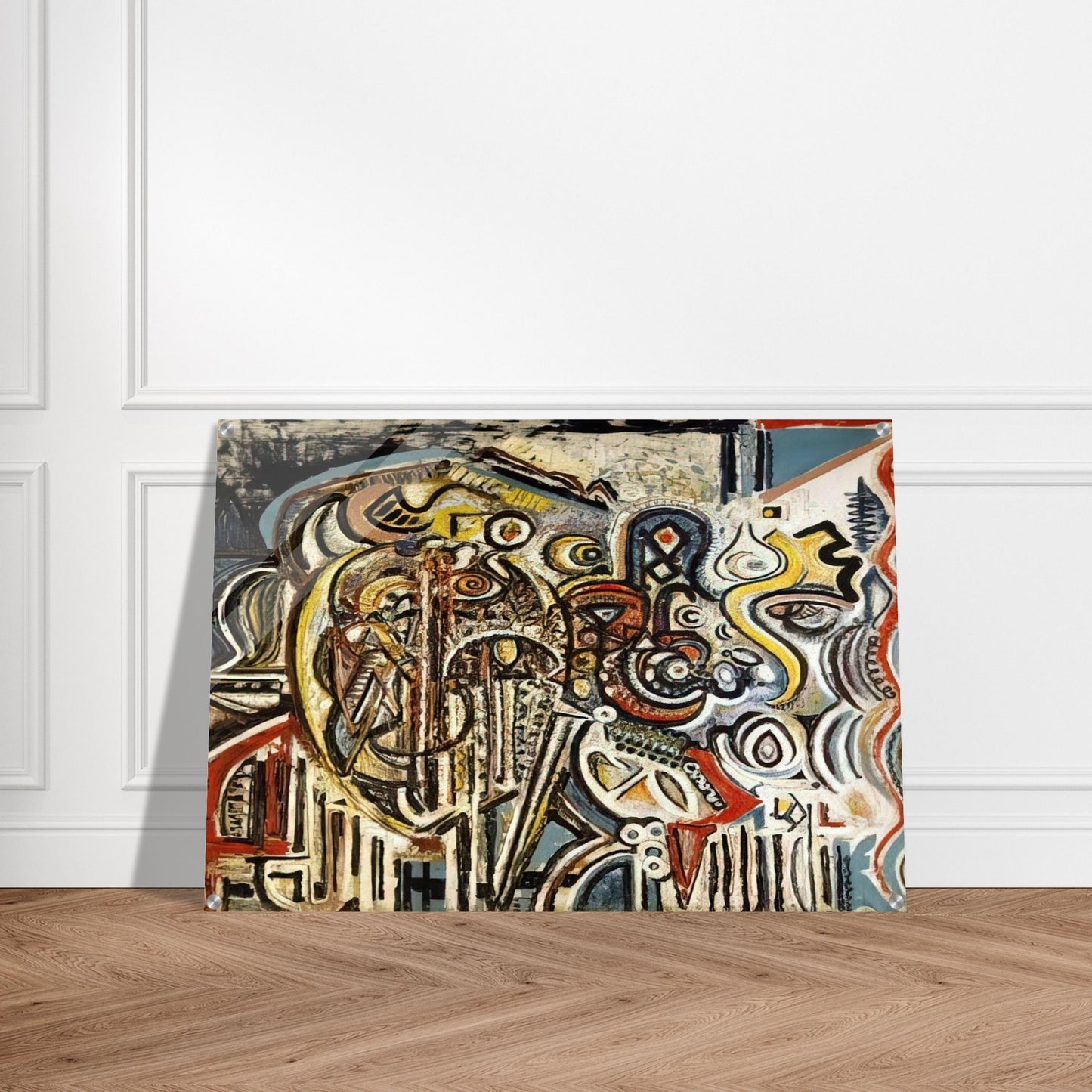 Portrait of Pegeen - Richard Pousette-Dart Acrylic Print - 70x100 cm / 28x40″ inches