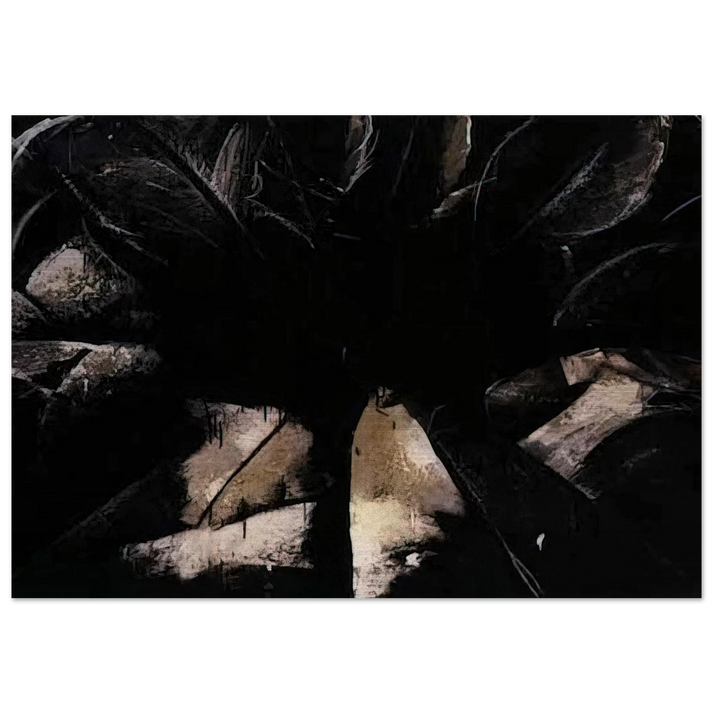 Jay DeFeo/BIG/Cabbage Rose - Jay DeFeo Brushed Aluminum Print - 70x100 cm / 28x40 inches | Jay DeFeo Aluminum Print | Jay DeFeo Prints