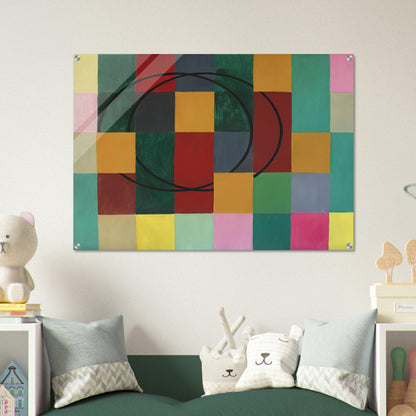 Die Fremden Kreise - 1963 - Johannes Itten Acrylic Print - 70x100 cm / 28x40″ inches