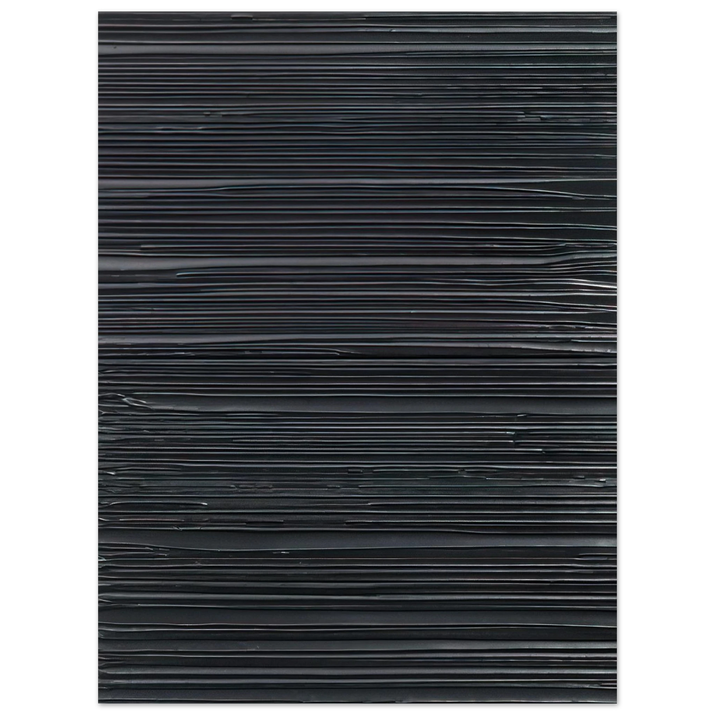 Pierre Soulages - Peinture 103 x 81 cm, 18 Mars 2004 - 2004  75x100 cm / 30x40inches Fine Art Poster