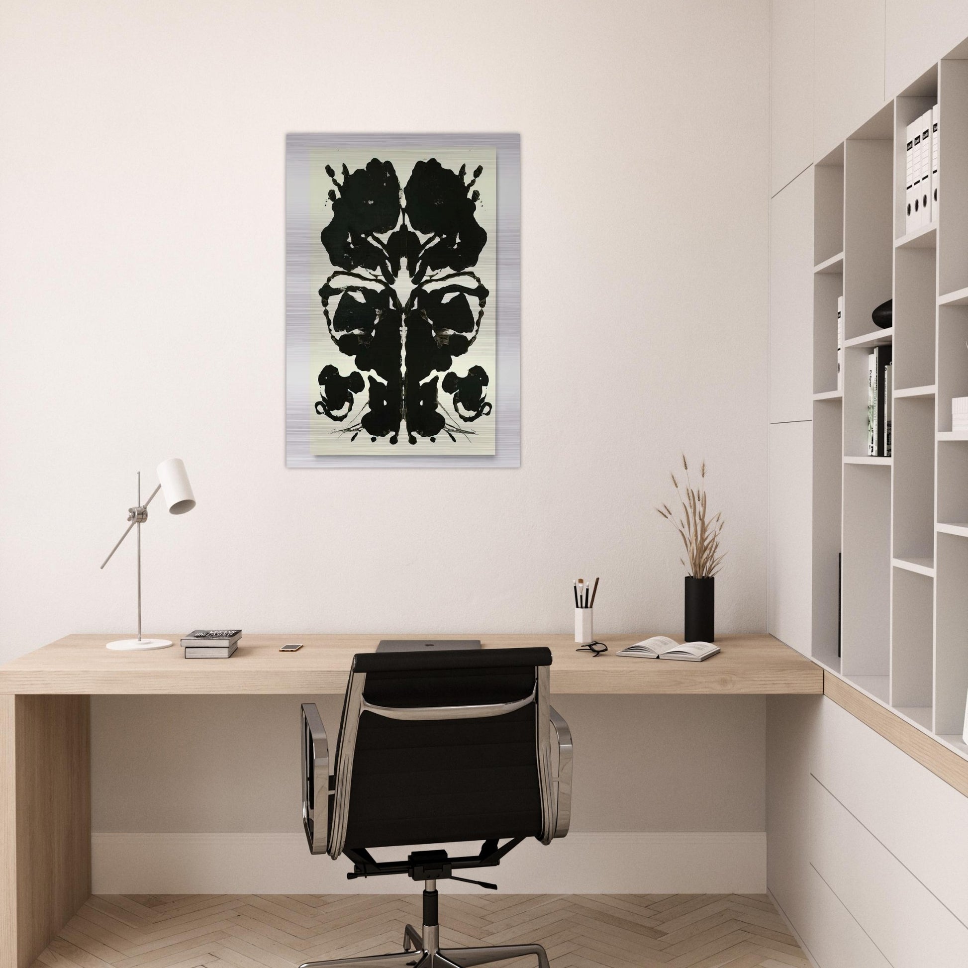 Rorschach - Andy Warhol Brushed Aluminum Print - 70x100 cm / 28x40 inches | Andy Warhol Aluminum Print | Andy Warhol Prints