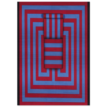 Witoto - 1970 - Omar Rayo Brushed Aluminum Print - 70x100 cm / 28x40 inches | Omar Rayo Aluminum Print | Omar Rayo Prints