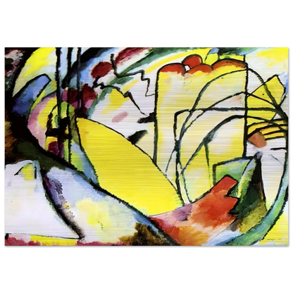 IMPROVISATION 10 1910 - Wassily Kandinsky Brushed Aluminum Print - 70x100 cm / 28x40 inches | Wassily Kandinsky Aluminum Print | Wassily Kandinsky Prints