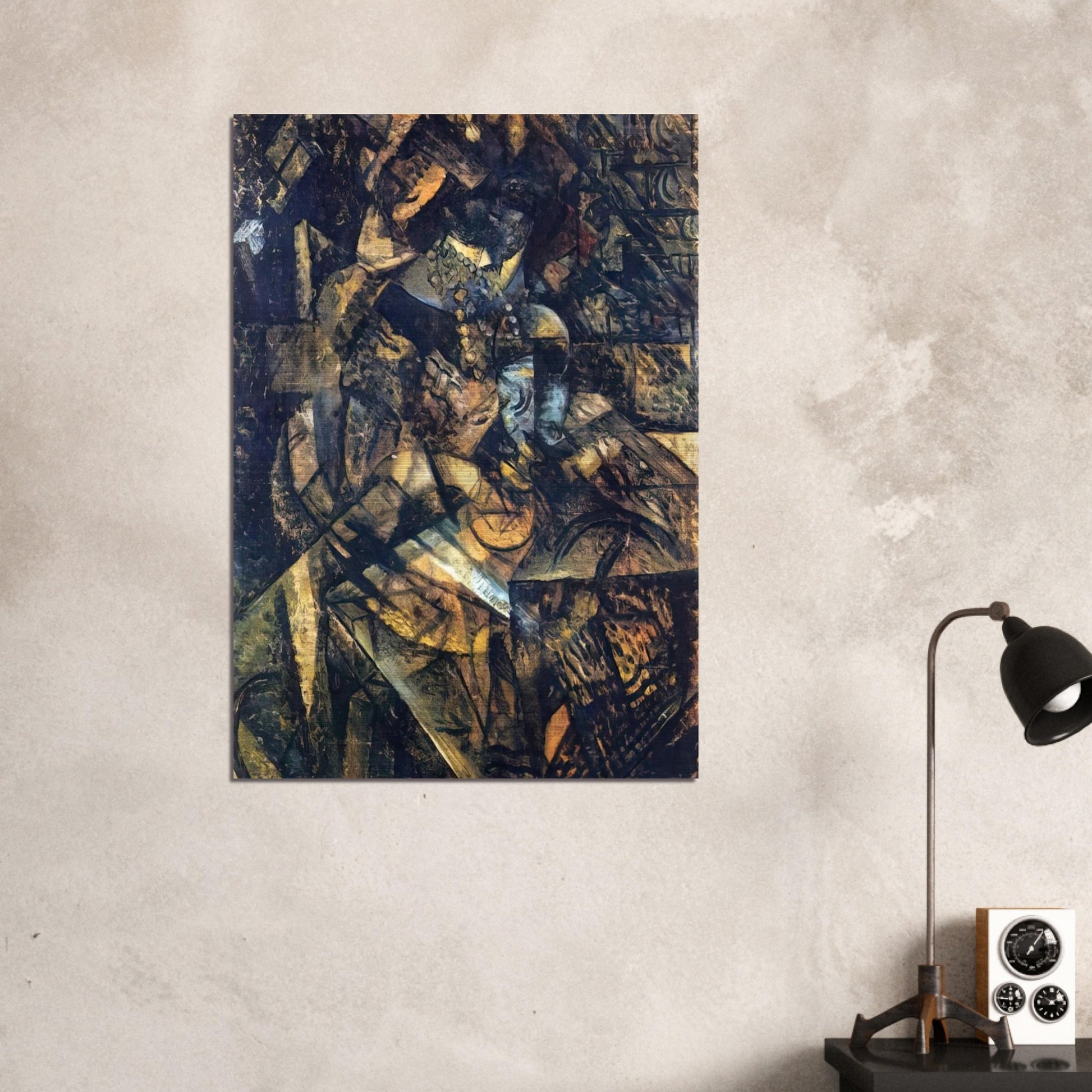 QUIRINAL STABLES - Carlo Carra Brushed Aluminum Print - 70x100 cm / 28x40 inches | Carlo Carra Aluminum Print | Carlo Carra Prints